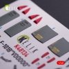 Kelik K48134 F-101B VooDoo - interior 3D decals for Zimi Model/KittyHawk kit (1/48)